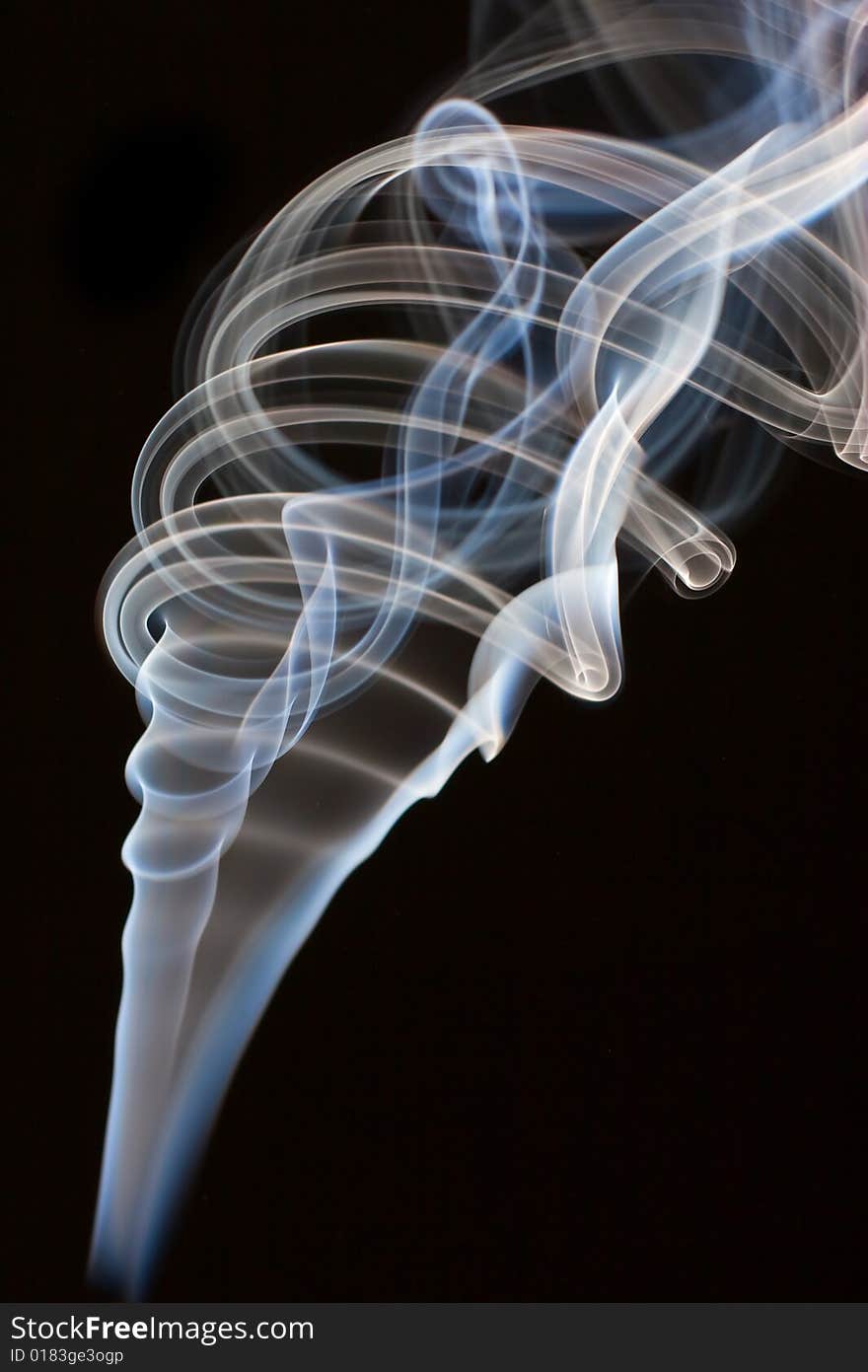 Abstractc smoke for background on black