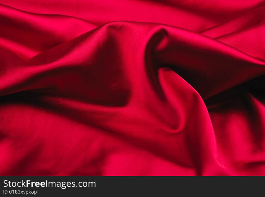 Red silk background