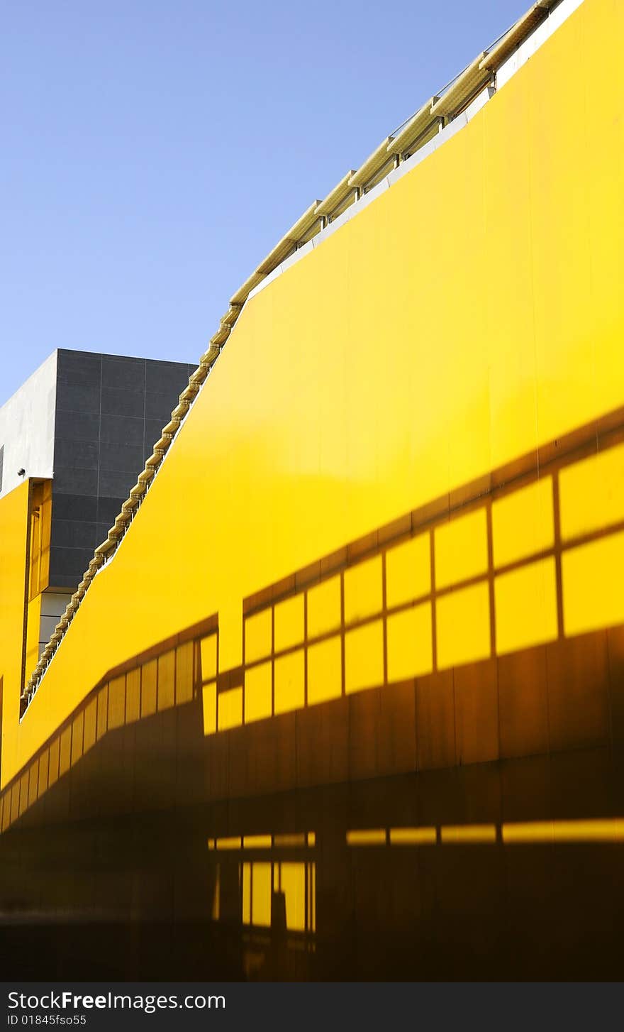 Building with yellow wall