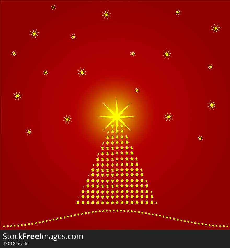 Christmas background with christmas tree. Christmas background with christmas tree