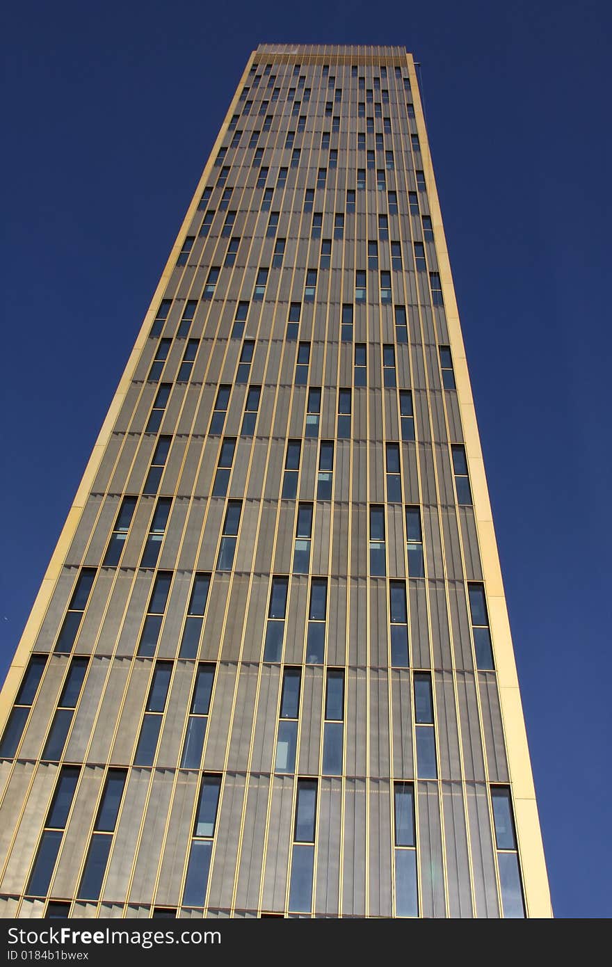 A tower block of offices in Luxembourg's European district