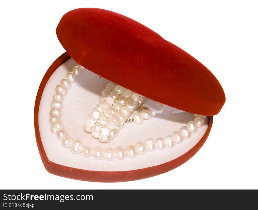 Heart shaped red box