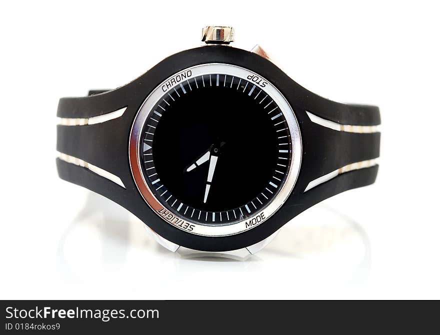 Isolated sport watch image on the white background