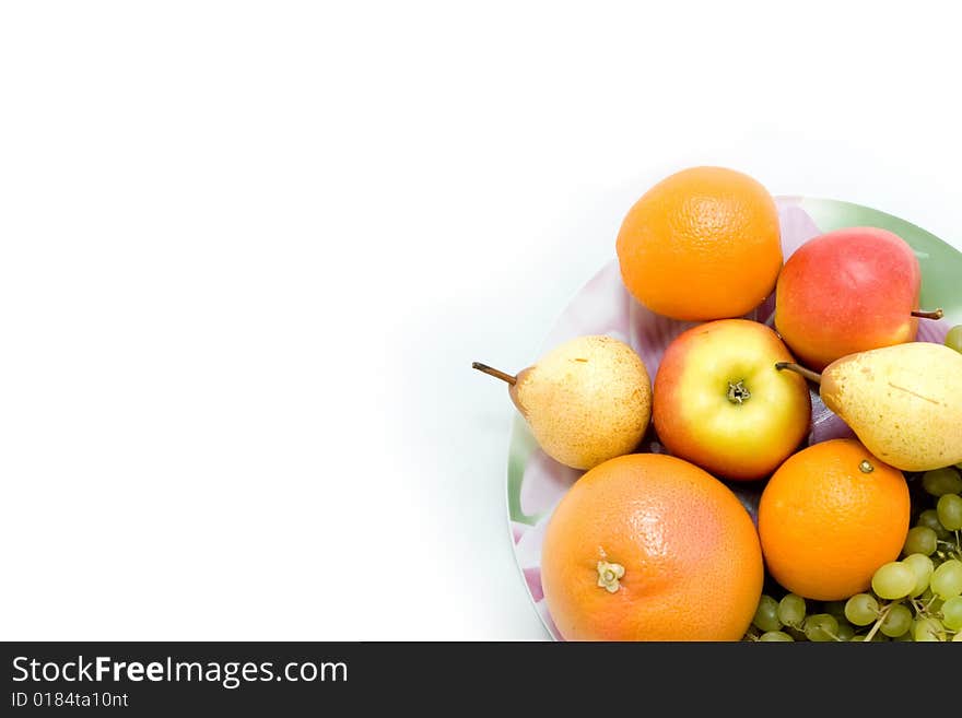 Dish Full Of Fruits