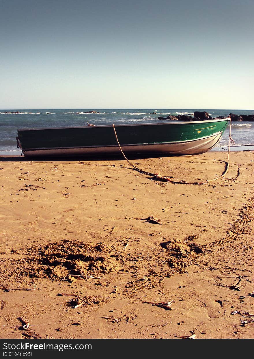 Boat on the beach