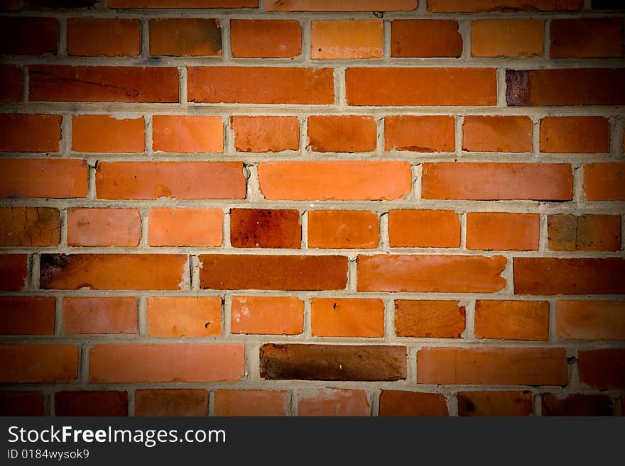 Old grunge brick wall background. Old grunge brick wall background