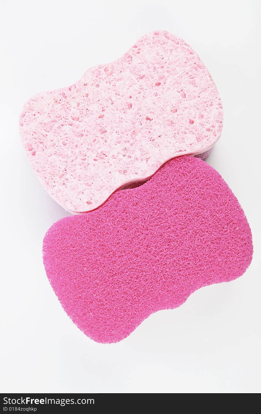 Colorful absorbent scrub sponge