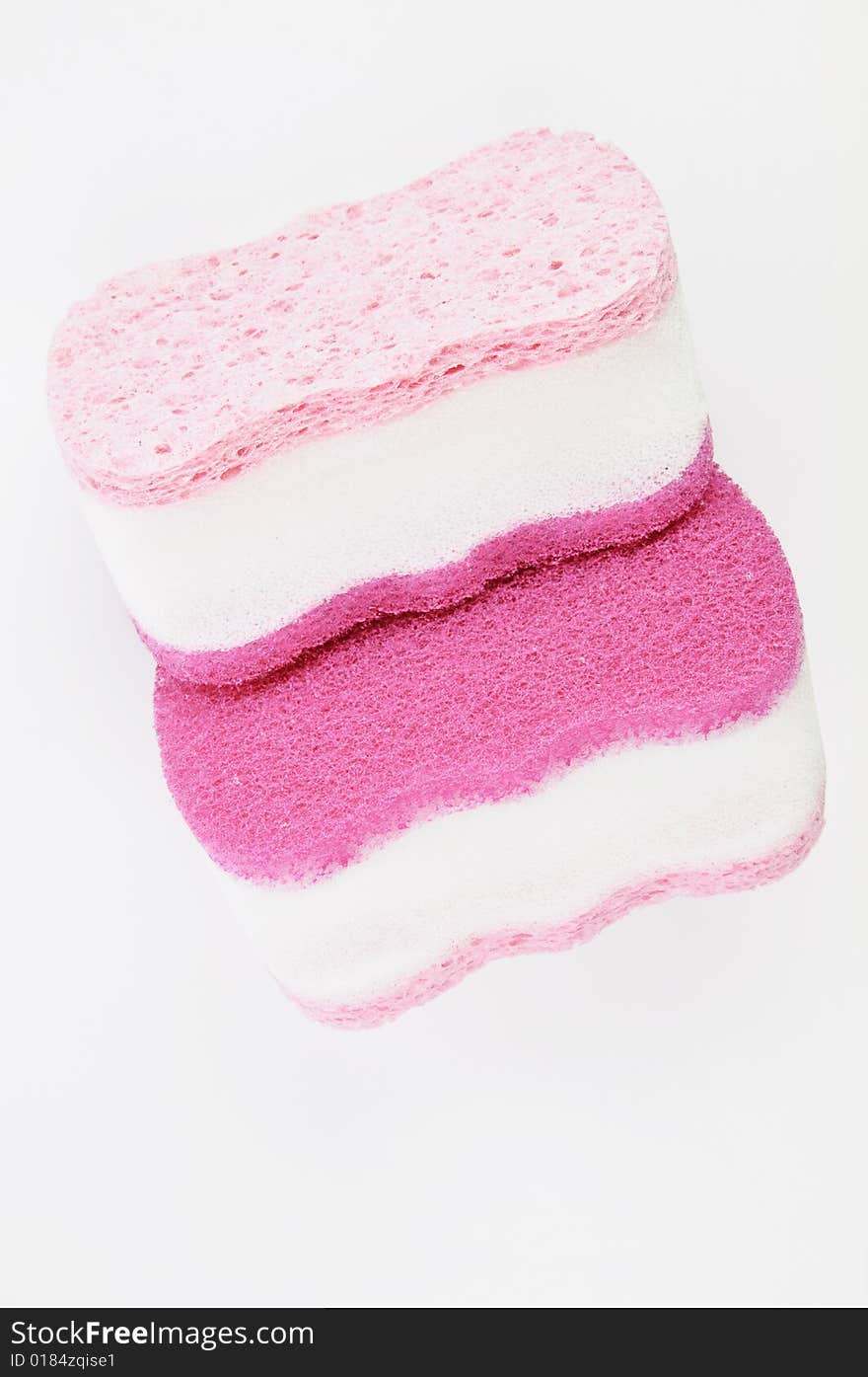 Colorful absorbent scrub sponge