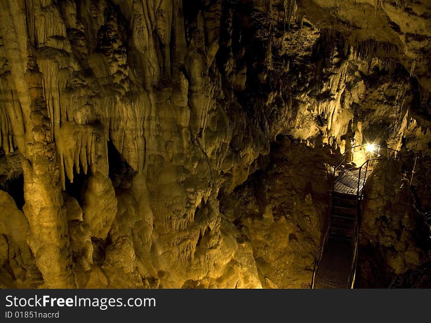 Great Azish cave. Lago-Naki plateau. Adygei. Russia