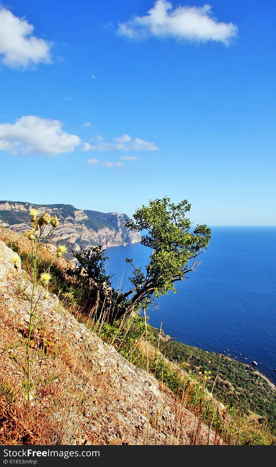 Balaclava  Mountains And Black Sea