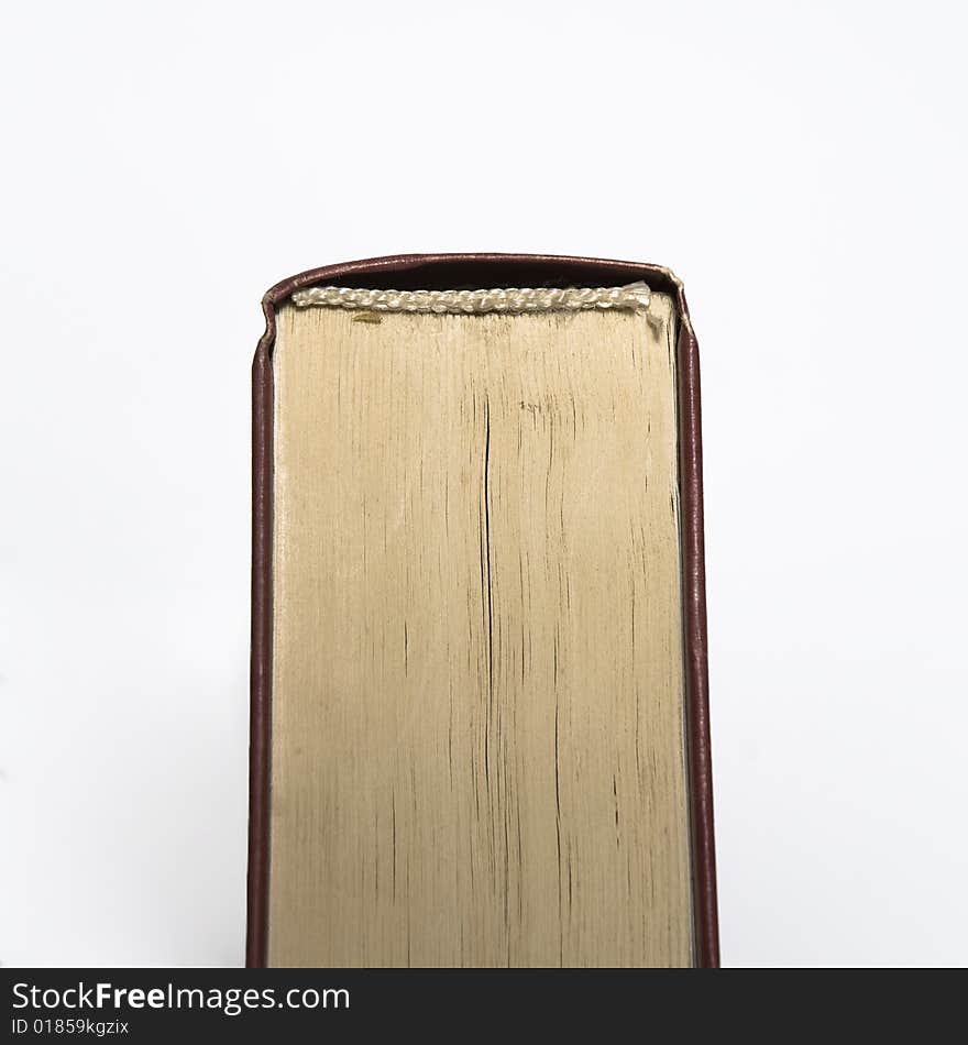 Closed book with hardcover