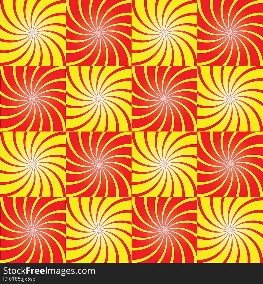 Abstract seamless pattern with squares