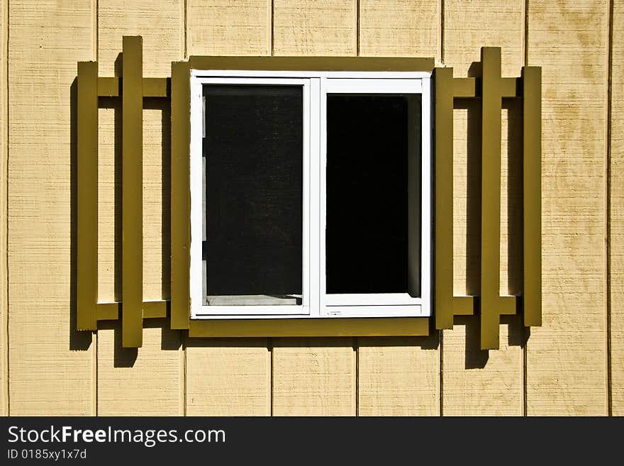 Exterior Window Of Shed