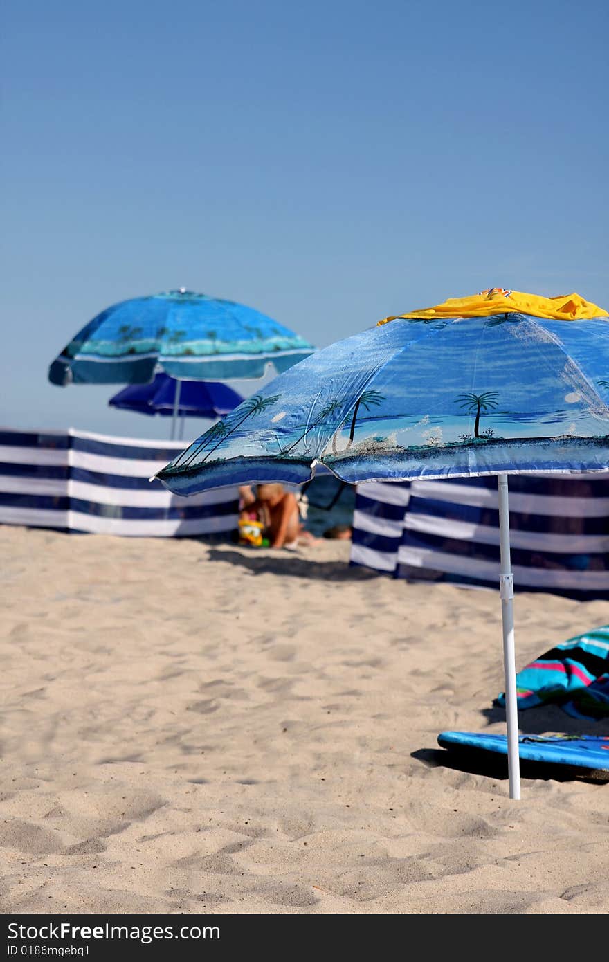 Beach umbrellas