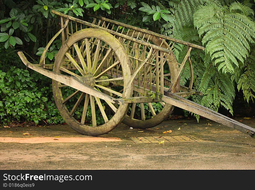 Wooden cart