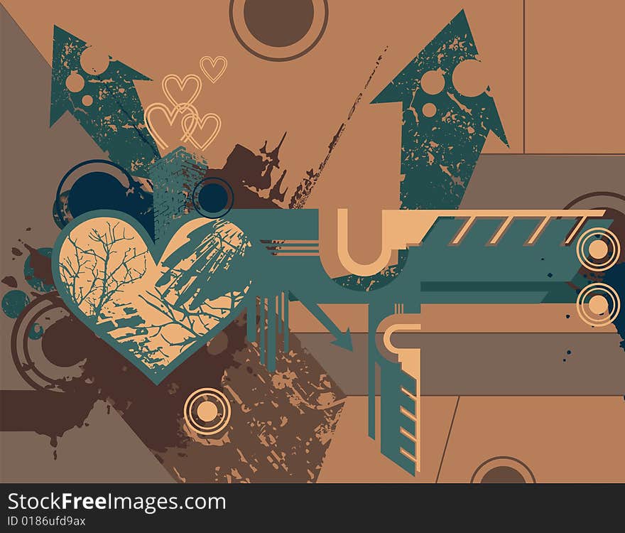 Abstract grunge background,  illustration series. Abstract grunge background,  illustration series.