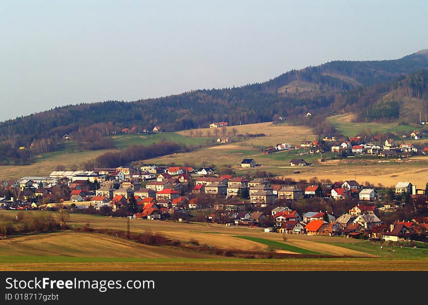 Landscape with village