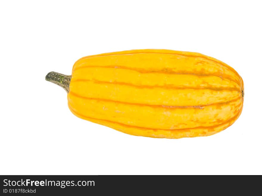 A pumpkin isolated on white background