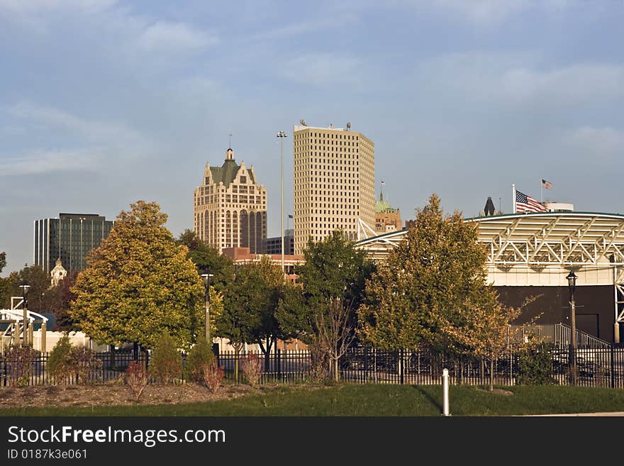 Autumn in downtown Milwaukee, Wisconsin. Autumn in downtown Milwaukee, Wisconsin.