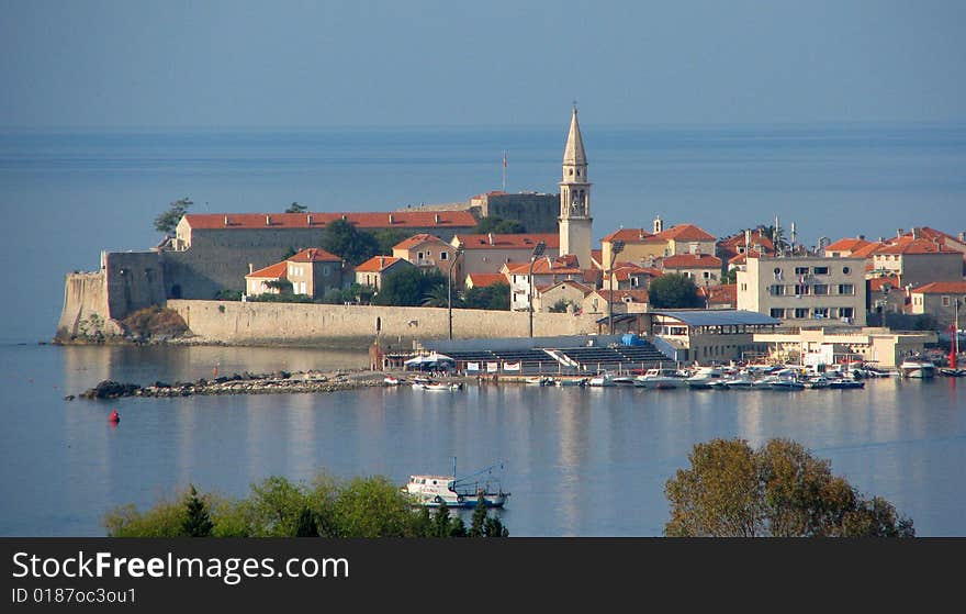 Panorama Of Old Budva