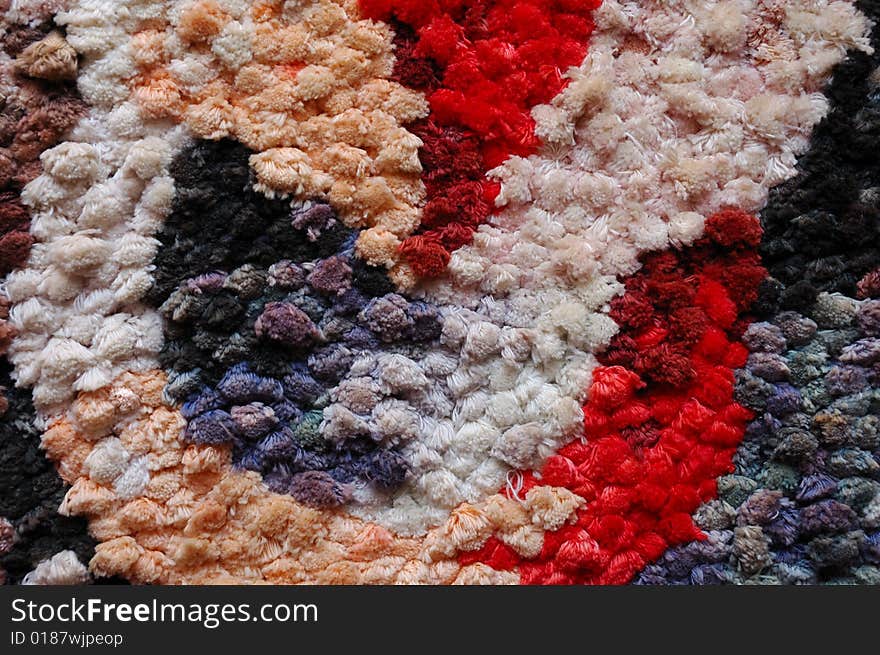 Abstract colored wool thread background. Abstract colored wool thread background