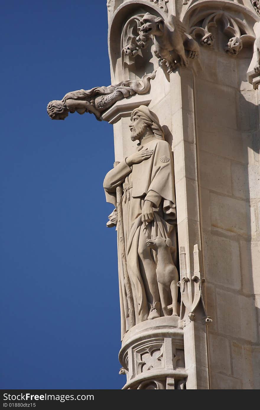 Statues of Notre Dame Cathedral, Paris