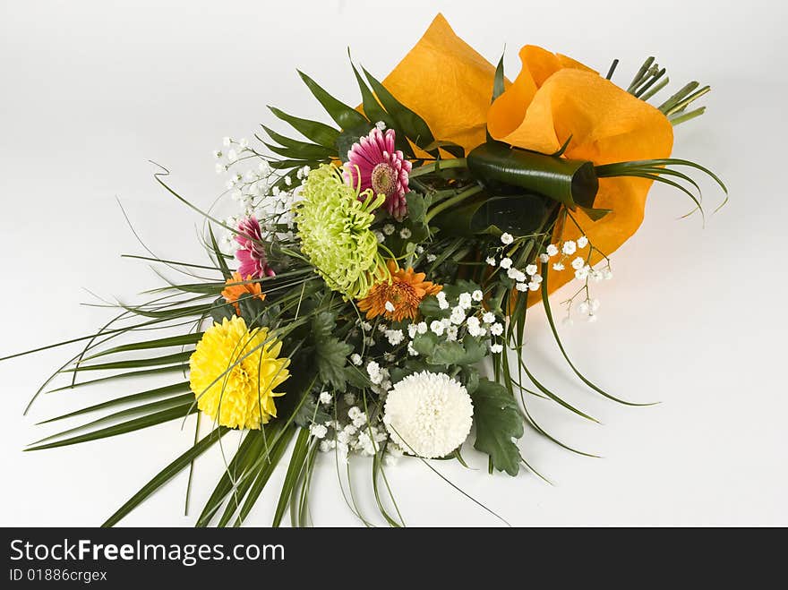 Flowers bouquet with Gerber and chrysanthemum,check also Flowers