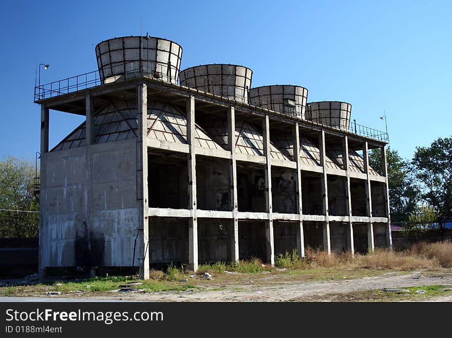 Abandoned factory in Beijing