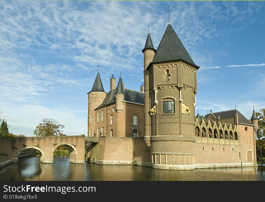 castle on a sunny day.