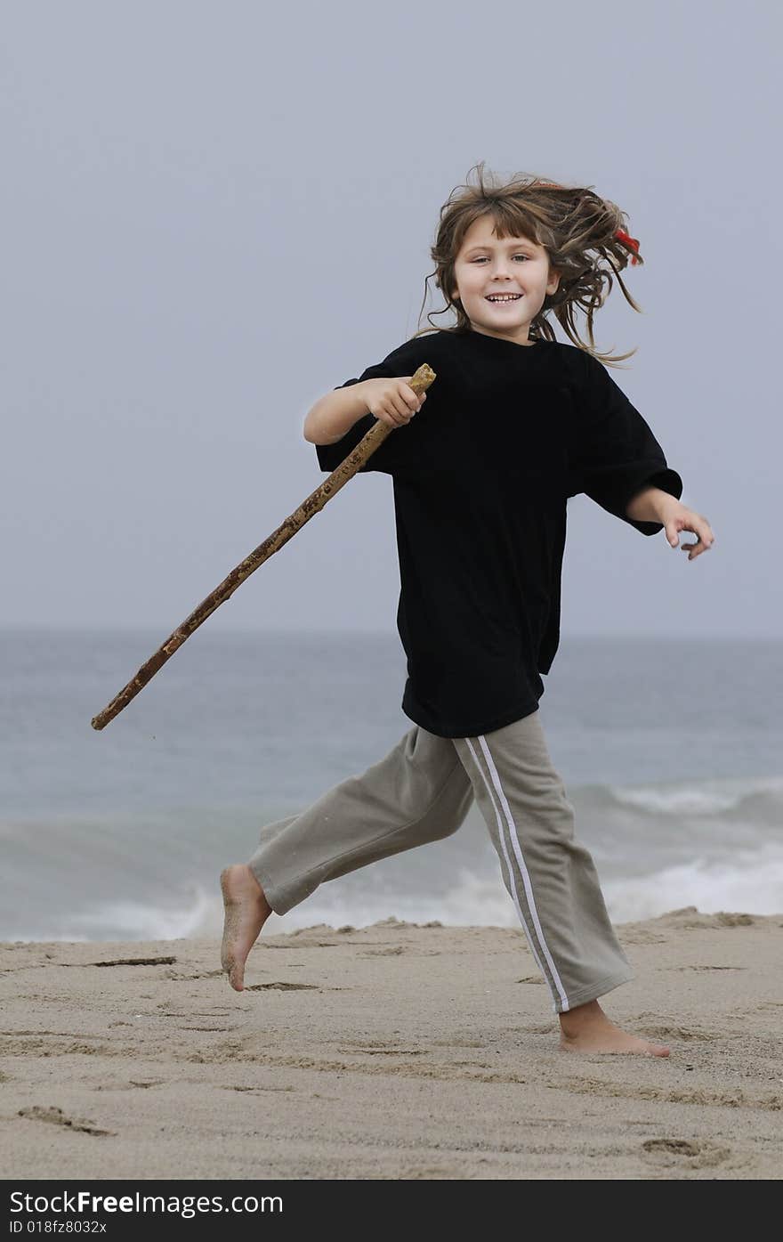 Running On The Beach