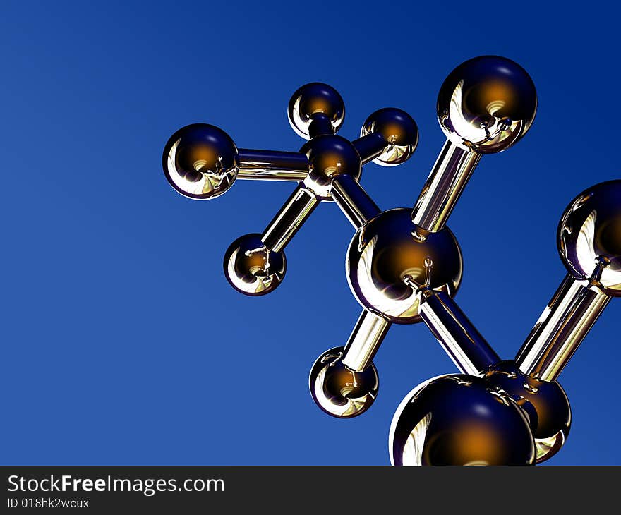 A lot of molecules against the sky