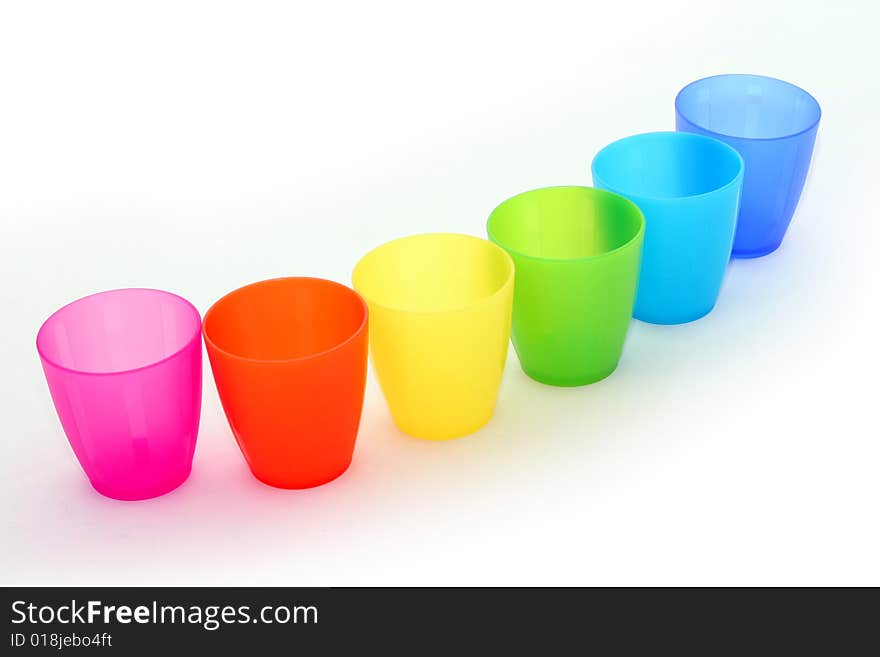 Colorful cups