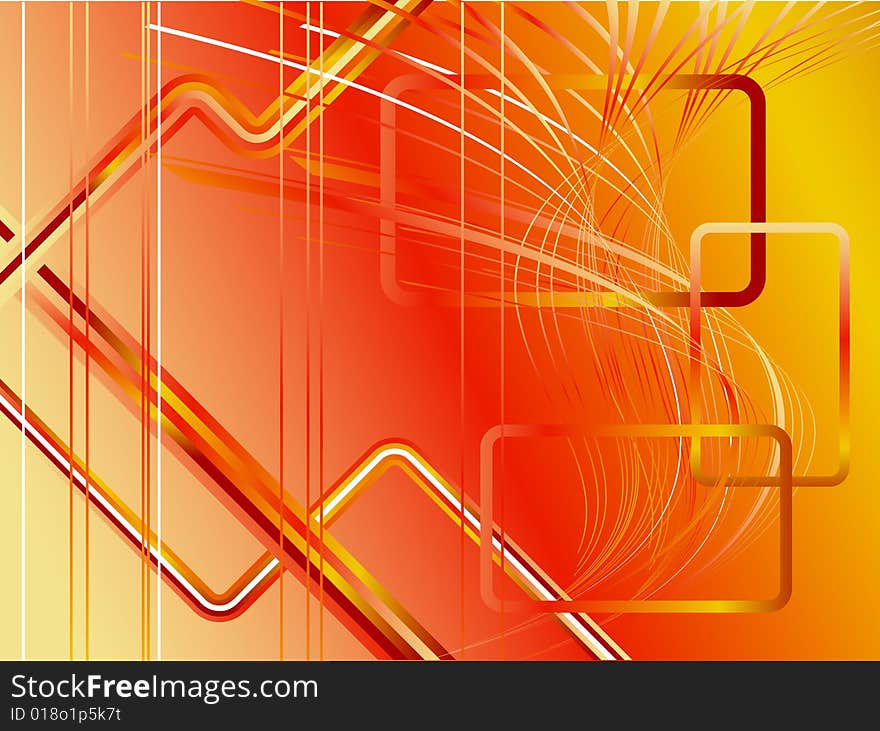 Abstract futuristic vector