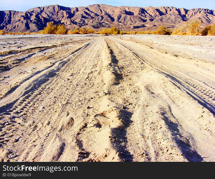 Desert vista in Anza Borrego , California. Desert vista in Anza Borrego , California