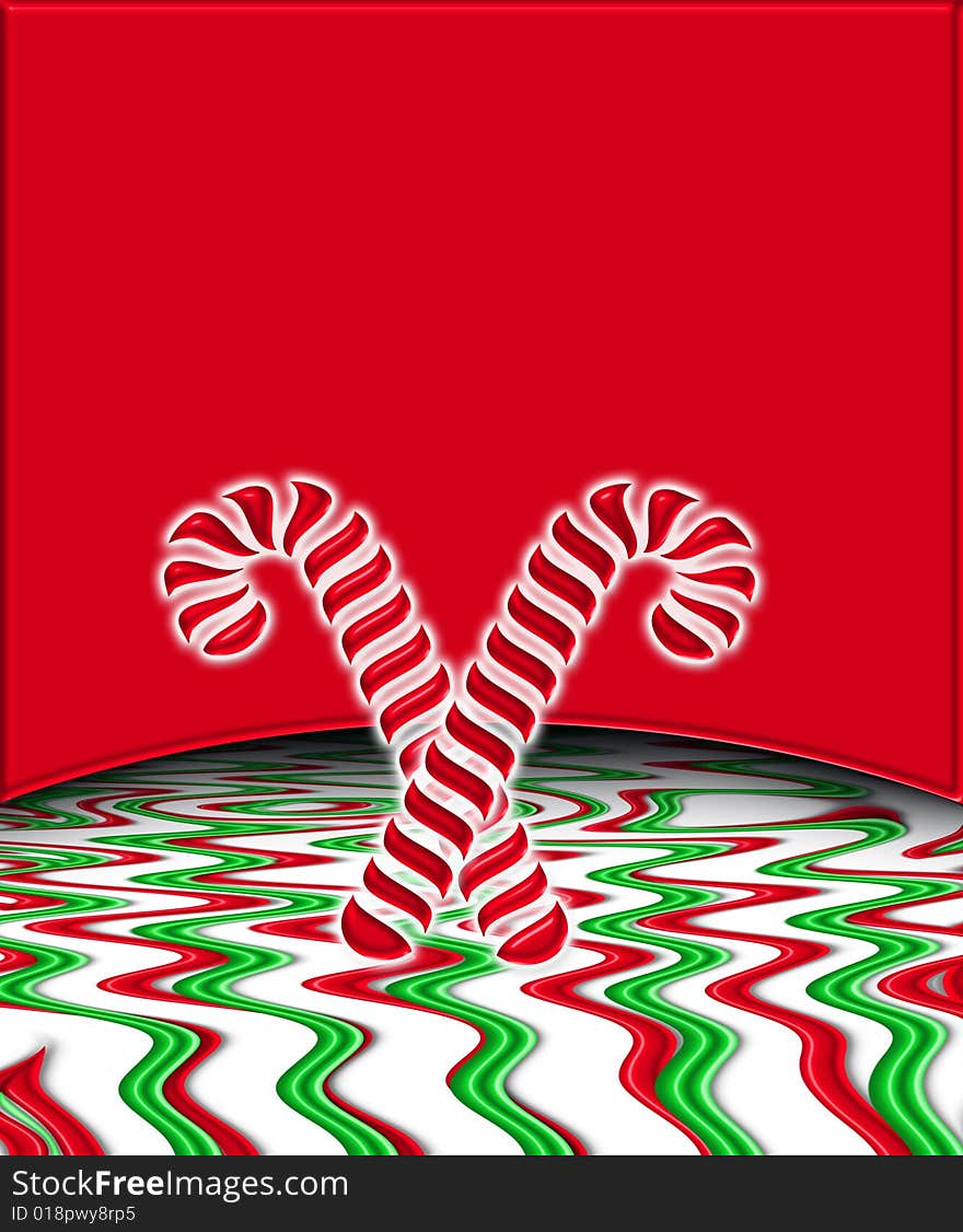 Candy Cane Background 5