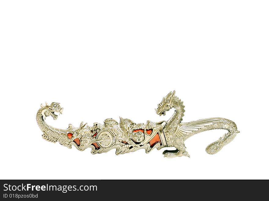 Silver Ritual Chinese Dagger