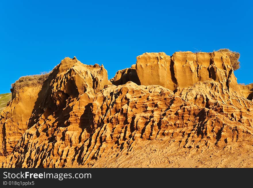 Sunset Cliffs on the Pacific Ocean in San Diego, CA. Sunset Cliffs on the Pacific Ocean in San Diego, CA.