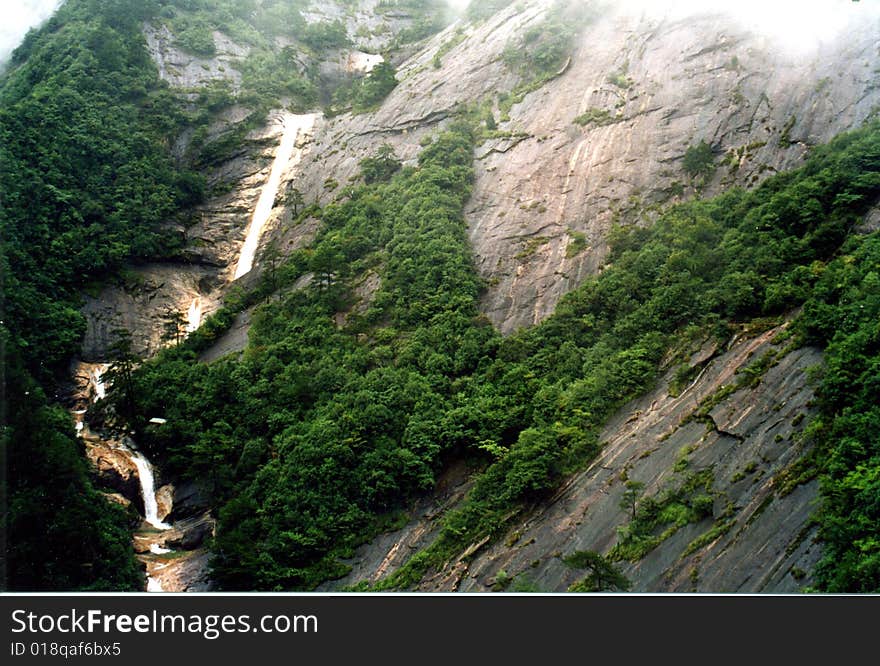 Yellow mountains