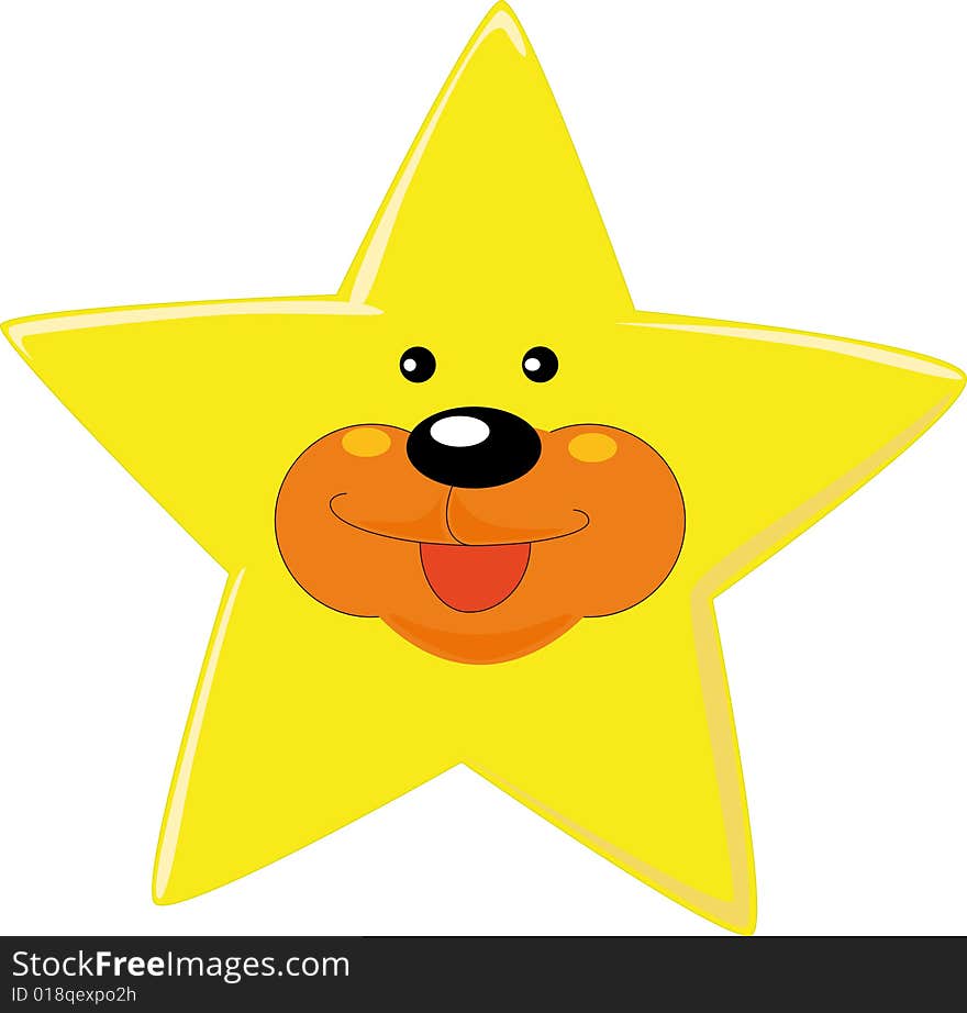 A picture of a cute star