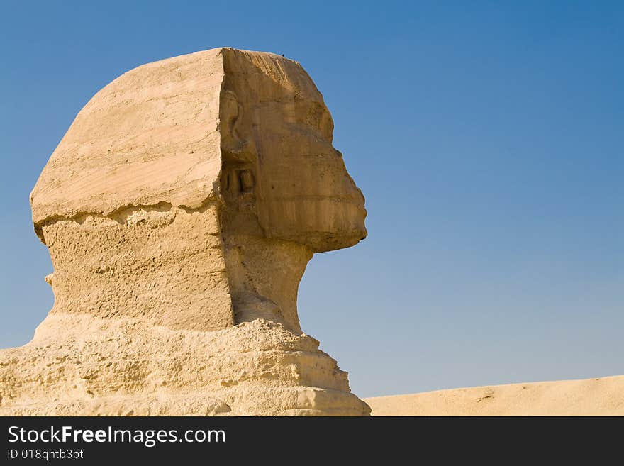 The Sphinx in Giza, near Cairo, Egypt