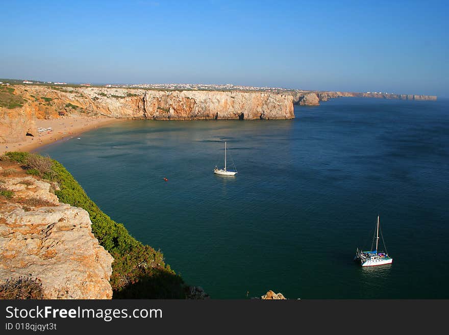 Portugal cliff, Atlantic ocean