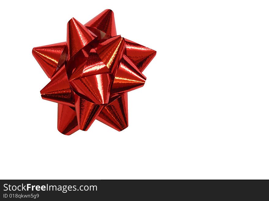 Christmas decoration isolated on the white background