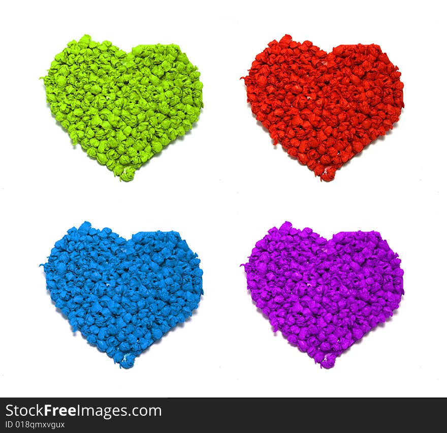 Coloured Hearts