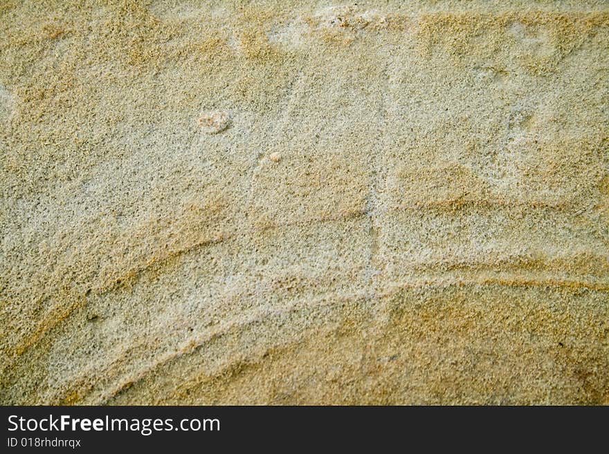 Impressive brown plate of sandstone. Impressive brown plate of sandstone