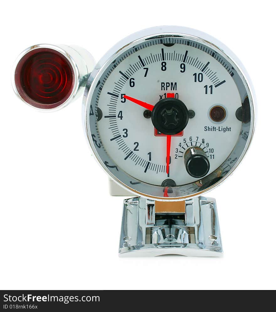 Tachometer with indicator