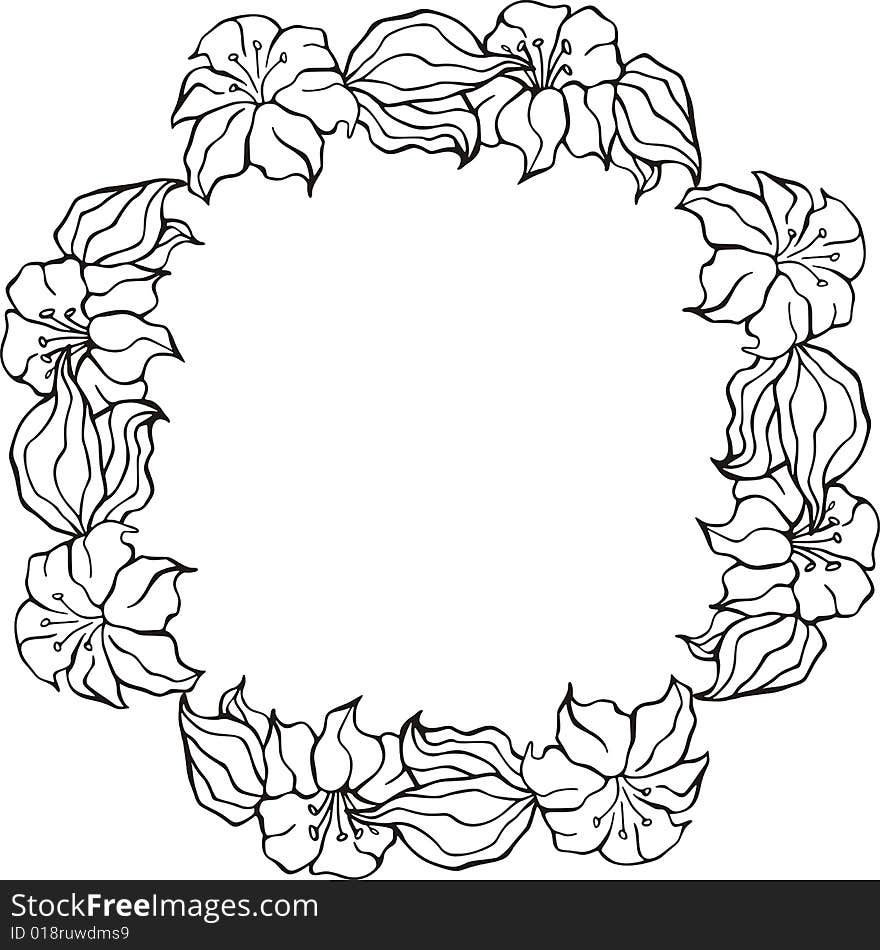 Floral frame series