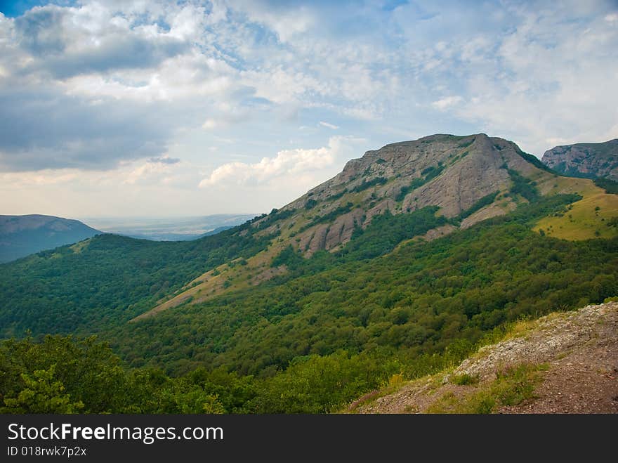 Summer mountain landscape in Crimea, Ukraine. Summer mountain landscape in Crimea, Ukraine