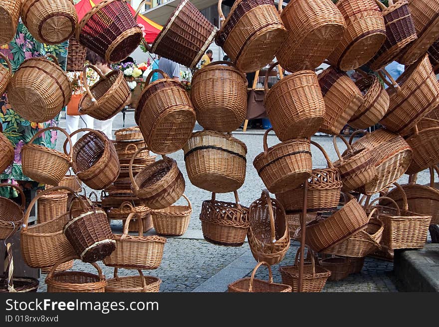 Wicker baskets