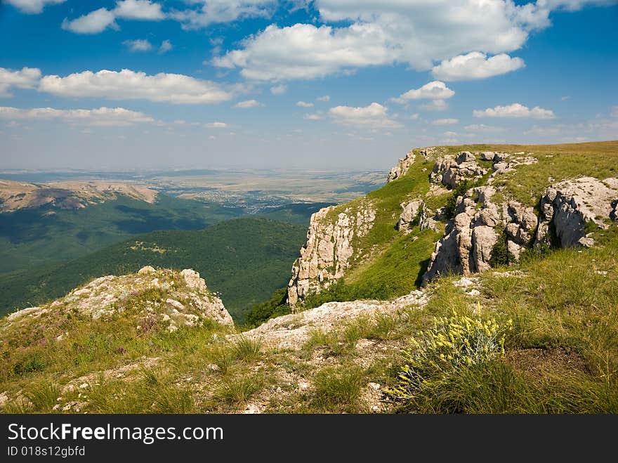 Summer mountain landscape in Crimea, Ukraine. Summer mountain landscape in Crimea, Ukraine