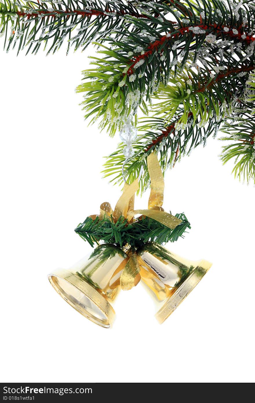 Christmas decoration on a white background. Christmas decoration on a white background.